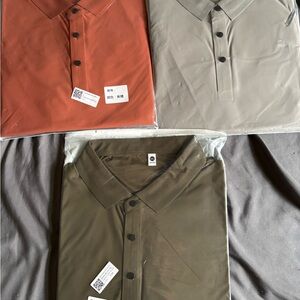 Men's Casual Shirt - Olive, Gray, and Rust 5XL